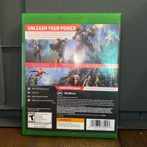 NEW Microsoft Xbox One - Anthem Video Game - Picture 2 of 4